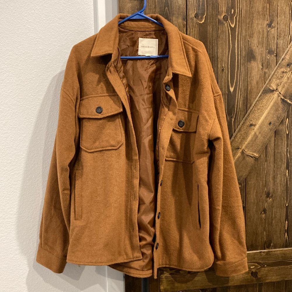 Thread and supply shacket